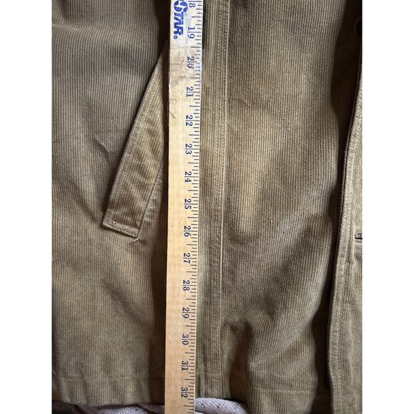 Vintage Banana Republic Barn Coat Men’s L | Western Field Suede Relaxed Tan - Picture 6 of 10